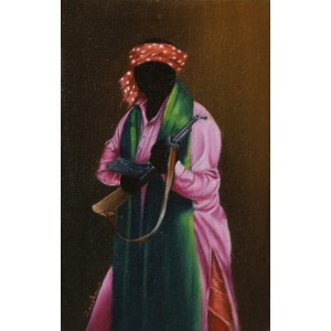 Zeeshan Memon, 6 x 8 Inch,Oil on Canvas, Figurative Painting, AC-ZSM-002